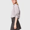2-in-1-Baumwollkleid mit Strass