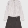 2-in-1-Baumwollkleid mit Strass