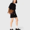 2-in-1-Kleid aus glänzendem Tweed