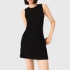 2-in-1-Kleid aus glänzendem Tweed