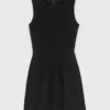 2-in-1-Kleid aus glänzendem Tweed