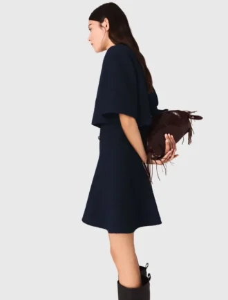 2-in-1-Kleid in Tweed-Optik