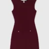 2-in-1-Strick-Minikleid