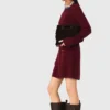 2-in-1-Strick-Minikleid
