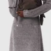 2-in-1-Strick-Minikleid