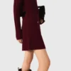 2-in-1-Strick-Minikleid