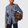 4-Taschen-Tweedjacke