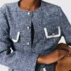 4-Taschen-Tweedjacke