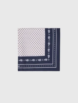 60×60 Seidenbandana mit Print