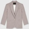 Anzugblazer mit Strassstreifen