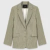 Anzugjacke aus Leinenmischung