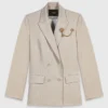 Anzugjacke mit Brosche Anzugjacke mit Brosche