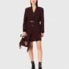 Anzugjacke mit Gürtel