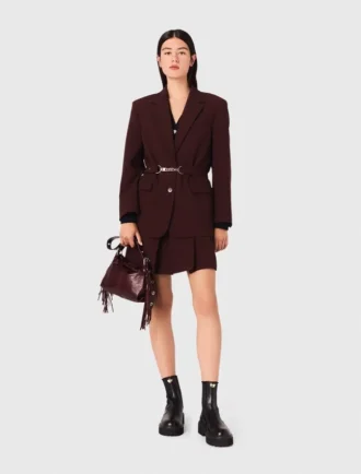 Anzugjacke mit Gürtel