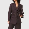Anzugjacke mit Gürtel