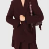 Anzugjacke mit Gürtel