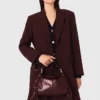 Anzugjacke mit Gürtel