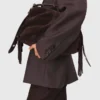 Anzugjacke mit Gürtel