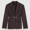 Anzugjacke mit Gürtel