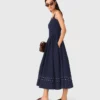 Ausgestelltes Midikleid