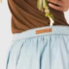 Ballon-Skort aus Chambray