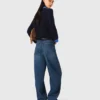 Ballonjeans mit Martingal