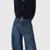 Ballonjeans mit Martingal