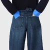 Ballonjeans mit Martingal