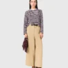 Baumwollhose mit weitem Bein Baumwollhose mit weitem Bein