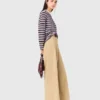 Baumwollhose mit weitem Bein Baumwollhose mit weitem Bein