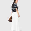 Baumwollhose mit weitem Bein Baumwollhose mit weitem Bein