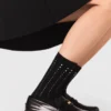 Baumwollsocken mit Strasssteinen Baumwollsocken mit Strasssteinen