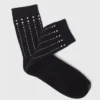 Baumwollsocken mit Strasssteinen Baumwollsocken mit Strasssteinen