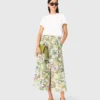 Bedruckter Maxirock mit Shorts Bedruckter Maxirock mit Shorts