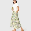 Bedruckter Maxirock mit Shorts Bedruckter Maxirock mit Shorts