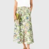 Bedruckter Maxirock mit Shorts Bedruckter Maxirock mit Shorts
