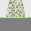 Bedruckter Maxirock mit Shorts Bedruckter Maxirock mit Shorts