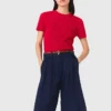 Bermudashorts aus Leinenmischung