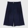 Bermudashorts aus Leinenmischung