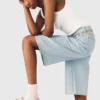 Bermudashorts mit Strasssteinen