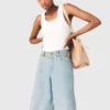 Bermudashorts mit Strasssteinen