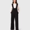 Bestickte Hose mit Hosenträgern Bestickte Hose mit Hosenträgern