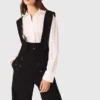 Bestickte Hose mit Hosenträgern Bestickte Hose mit Hosenträgern