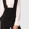 Bestickte Hose mit Hosenträgern Bestickte Hose mit Hosenträgern
