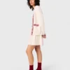 Bestickte, lange Strickjacke Bestickte, lange Strickjacke
