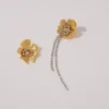 Blumen-Ohrringe Blumen-Ohrringe