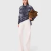 Bluse mit Bandana-Print