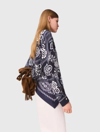 Bluse mit Bandana-Print