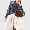 Bluse mit Bandana-Print