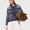 Bluse mit Bandana-Print